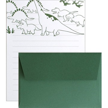 MATOKA Ah là là 信紙組 恐龍