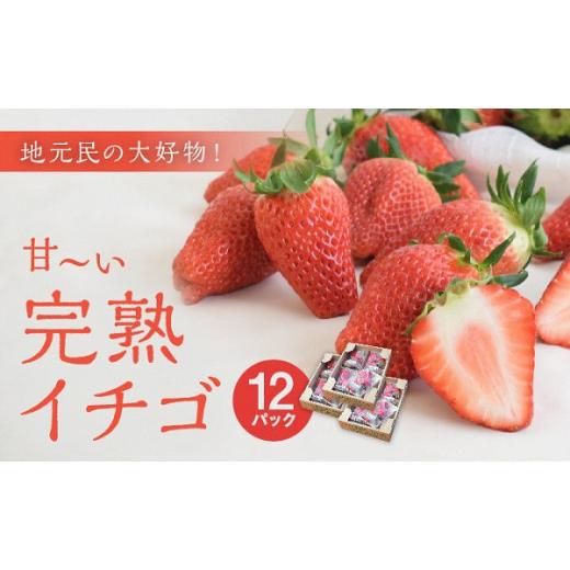 ふるさと納税 兵庫県 赤穂市 地元民の大好物「ありなしファーム」の甘〜い完熟イチゴ(12パック)