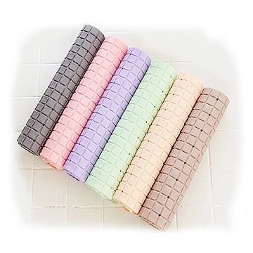 時尚米蘭方格 浴室防滑地墊2入組-顏色隨機