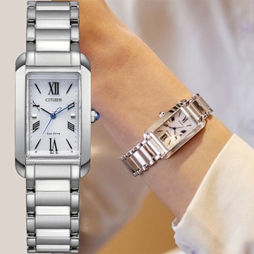 CITIZEN 星辰 L系列 光動能大三針女錶 新春開運 送禮首選 EW5620-55A