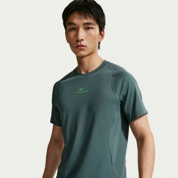 NIKE AS M NP DF NPT SS TOP 男 短袖上衣 T恤 運動 快乾 綠-HV0410382