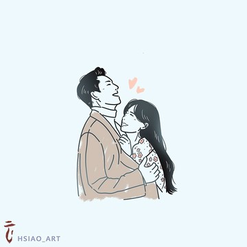 【電繪- 塗鴉線條/半身】似顏繪 電子檔/桌布