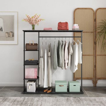掛衣架落地式家用臥室客廳簡易輕奢歐式高級感衣帽架組裝置衣架