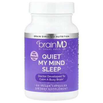 BrainMD, Quiet My Mind Sleep, 60 Vegan Capsules