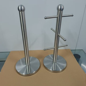 不銹鋼水杯置物架家用客廳餐桌咖啡茶杯子收納架大理石托盤瀝水架 家居優質好物