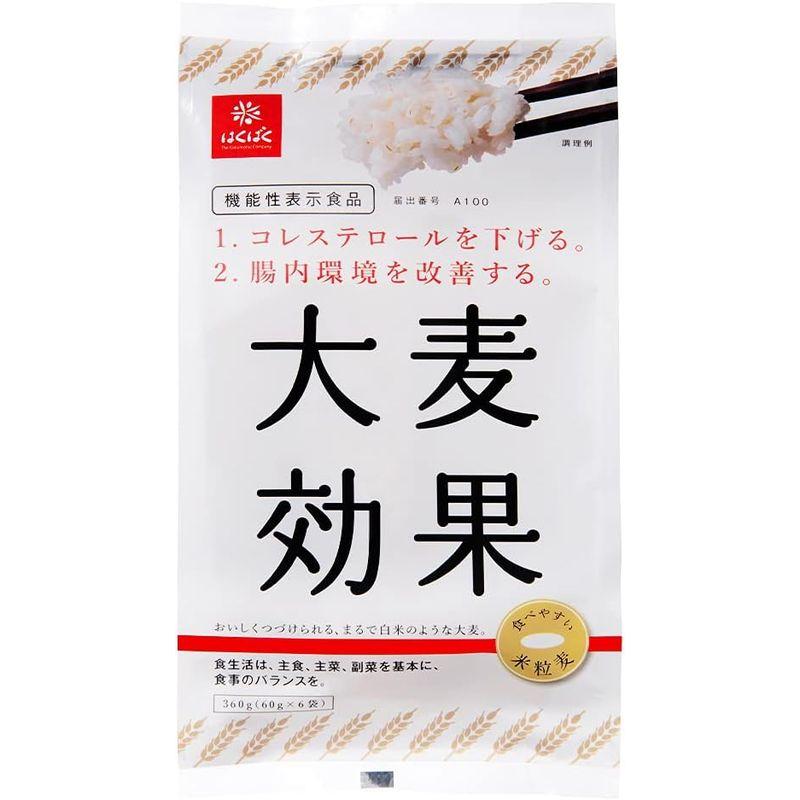 はくばく 大麦効果 60g×6袋入