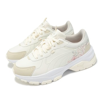 [ACS] Puma 休閒鞋 Cassia Via Graphic 女鞋 米白 厚底 增高 皮革 花卉 老爹鞋 40386702