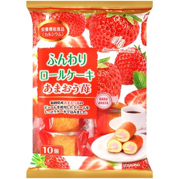 山內製菓 草莓風味蛋糕捲 160g