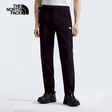 男款黑色DWR防潑水戶外徒步長褲｜7WCV4H0