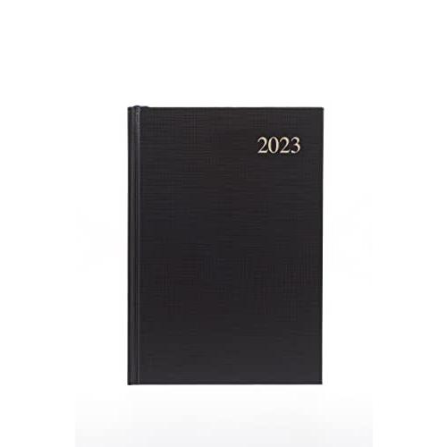 Collins Essential A5 週間の表示 2023年日記 ブラック カレンダー年 ウィークリーダイアリー、ジャーナル 並行輸入