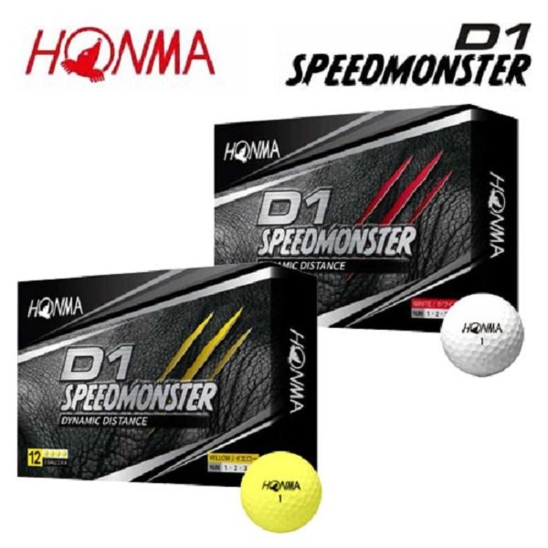 本間ゴルフ D1 スピードモンスター ゴルフボール 1ダース 12球入り ホンマ HONMA SPEEDMONSTER BTQ2003 BT2003  あす楽 あすつく 送料無料 通販 LINEポイント最大0.5%GET | LINEショッピング