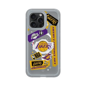 iPhone 15 Pro Max AirX 流變灰 - NBA - 拼貼系列-洛杉磯湖人 L.A. Lakers - Collage