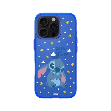 iPhone 16 Pro Clear 激光藍 - 迪士尼-史迪奇 Disney Stitch - 史迪奇 - 毛茸茸超可愛