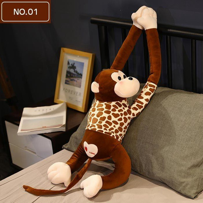 ぬいぐるみサル 約30cm 茶色 Amazon.co.jp: サル ぬいぐるみ さる 特大 抱き枕 猿 大きい