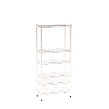 【客尊屋】粗管/小資型 35X60X135Hcm 白騎士六層架