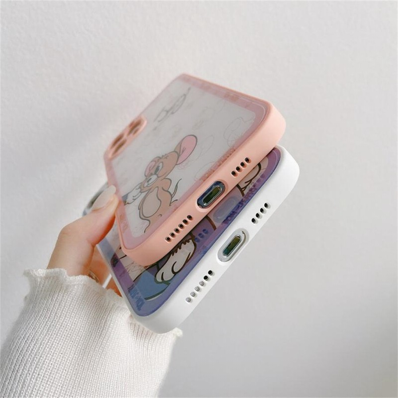 iPhoneケース トムとジェリー カップルお揃い スマホケース 2点