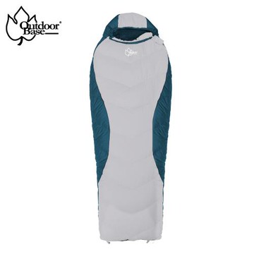 【OutdoorBase】幸福保暖信封型睡袋 顏色採隨機出貨(可拼接 中空纖維保暖 睡袋)