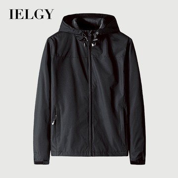 IELGY夾克大尺寸防水時尚運動風格適合男性