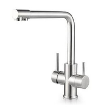 【麗室衛浴】DE．LUXSO 三段式不鏽鋼廚房龍頭 (鉻色)DF-7621ST