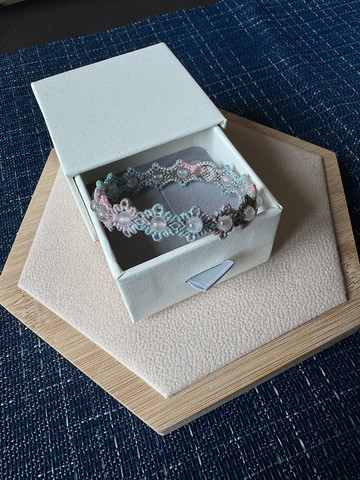 蠟線手編雛菊手繩