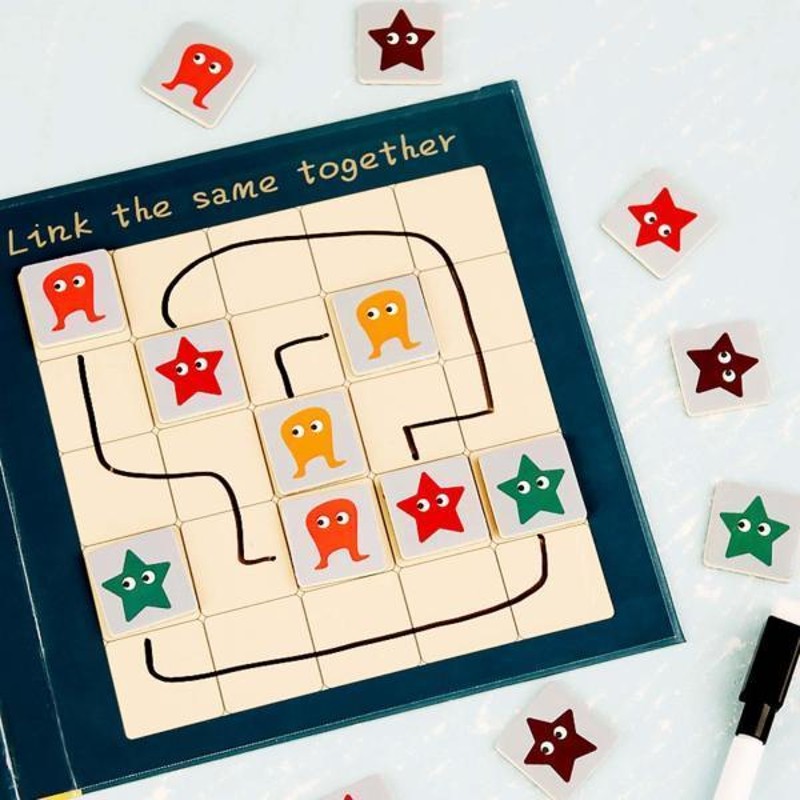 パズル迷路ルートマッチングおもちゃ早期学習子供迷路活動 通販 Lineポイント最大get Lineショッピング