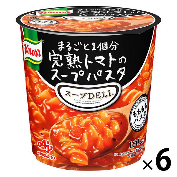 味の素インスタント　クノール　スープDELI　完熟トマトのスープパスタ 6個　スープデリ　味の素