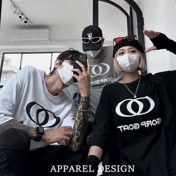 【APPAREL】🇰🇷韓國GORP GOAT雙圈設計短T  寬鬆短袖 寬鬆短Tee 寬