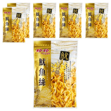 珍珍 魷魚絲  27g  6包