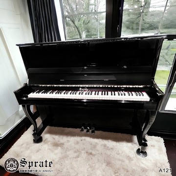 德國品牌SPRATE直立式鋼琴-A121 鏡面黑