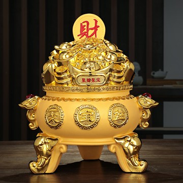 聚寶盆擺件招財聚財存錢罐家居客廳電視柜酒柜裝飾品店鋪開業禮品