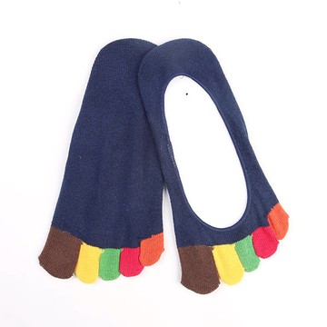 乾爽止滑五趾隱形襪-彩色五趾 - 彩趾丈