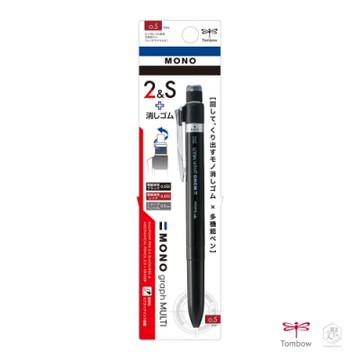 TOMBOW 蜻蜓 - 書寫系 graph MULTI 多功能筆 0.5mm (沉穩黑)