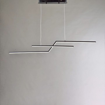 LED三色變光長形線條餐吊燈 F21-2023-12