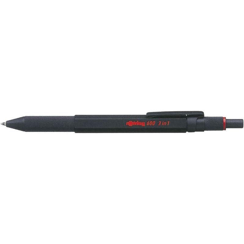 ROTRING ロットリング 600 3in1 ブラック ツイストタイプ 2121116 正規