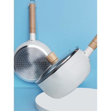 日式雪平鍋小奶鍋不粘鍋煮面泡面鍋小鍋湯鍋家用燃氣灶適用電磁爐