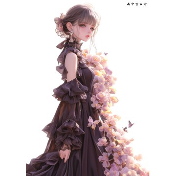 【3 月新品 1】07-117-0099 人物貼紙 輕透感裝飾