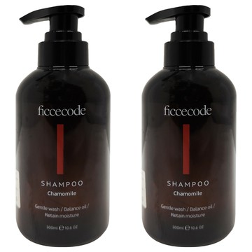 ficcecode 洋甘菊洗髮精 溫和清潔 平衡油脂 保濕  300ml  2瓶