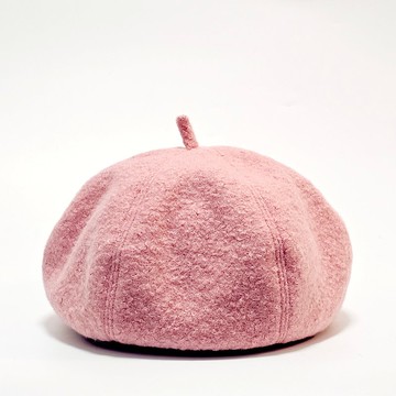 【HiGh MaLi】文青時尚南瓜帽/貝蕾帽/戀愛滋味-初戀粉#禮物#造型
