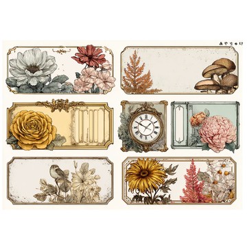 【10月新作】20-103-0069 裁切紙・拼貼素材