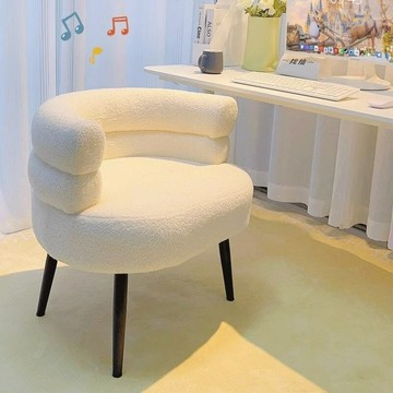 免運/開立發票 北歐輕奢網紅單人電腦椅化妝椅子臥室專用靠背梳妝臺凳美甲凳椅子 最低價 快速出貨