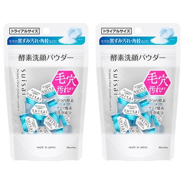 Kanebo 佳麗寶 suisai 台灣公司貨 淨透酵素粉N 15顆  20g  2包