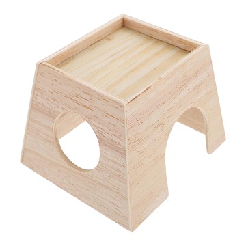 Canary 平凡之路小動物原木迷宮 M-T838 寵物玩具 探索樂趣  原木色  1個