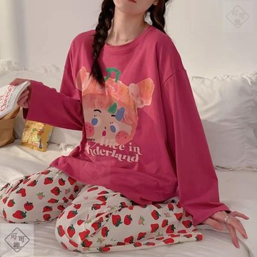 可可裡🌸【買壹送壹】睡衣女2024新款家居服可外穿甜美可愛春秋季休閑寬松