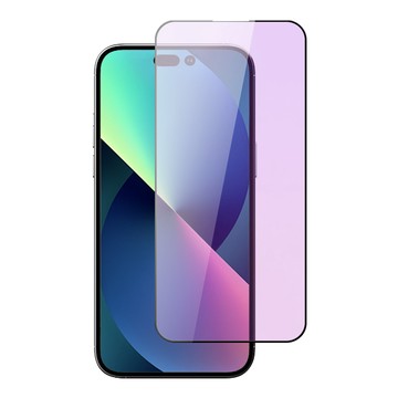 iPhone 14 Pro Max 貼 AGC日本玻璃 保護貼 【IPhone 14 PRO MAX】 硬度加強版 黑框藍光全覆蓋鋼化玻璃膜 高透光藍光保護貼 保護膜