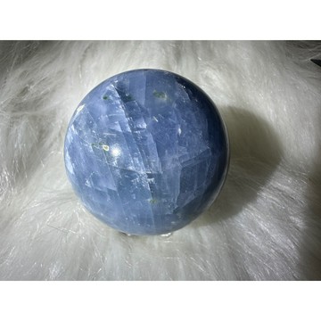 遇見～藍方解 水晶球 藍方解球 方解球 天然水晶球 天然水晶