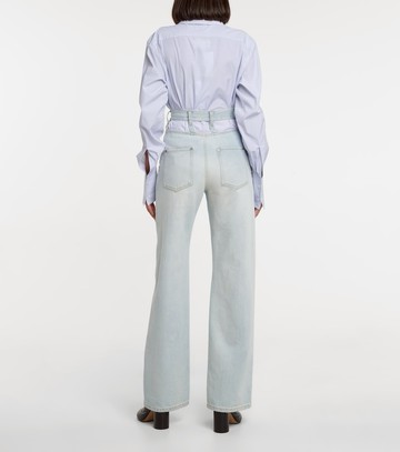 Maison Margiela Cutout high-rise wide-leg jeans