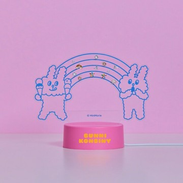 BUNNI KONBINY 兔子便利商店壓克力燈光飾品架 (冰淇淋款)