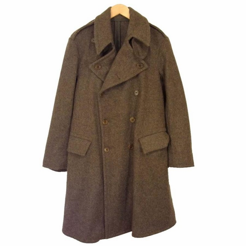 アナトミカ ANATOMICA CD LONG COAT メルトン ウール ロング Pコート ブラウン系 S【美品】【中古】 |  LINEブランドカタログ