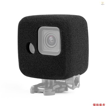 PULUZ 運動相機保護架保護殼外殼防震更換適用於 Hero 11 黑色迷你保護配件海綿降噪 T1V