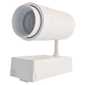 KAO'S 高氏 20W LED 外旋調焦軌道燈 AC100~240V 15-60°光束角  白殼  1個